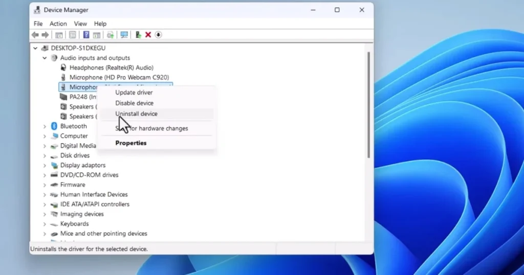 10 Easy Fixes for Microphone Not Working on PC 3 Microphone Driver Update
