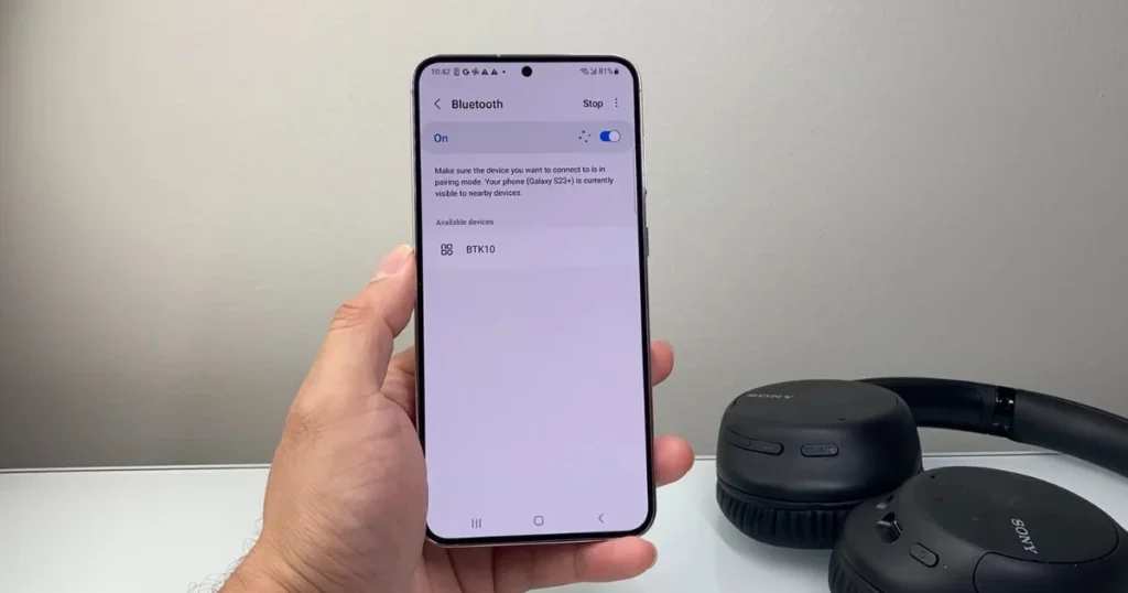 Toggle Bluetooth