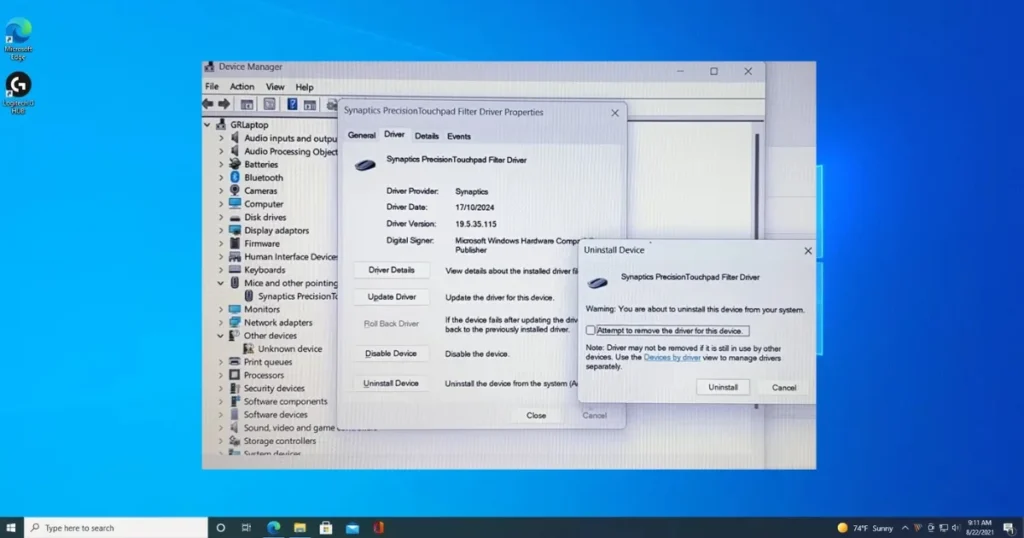 How to Fix a Touchpad Not Working on Windows 11 2 Touchpad in Device Manager