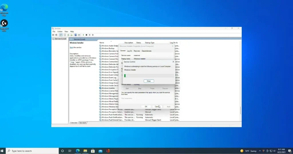 Windows Installer Service