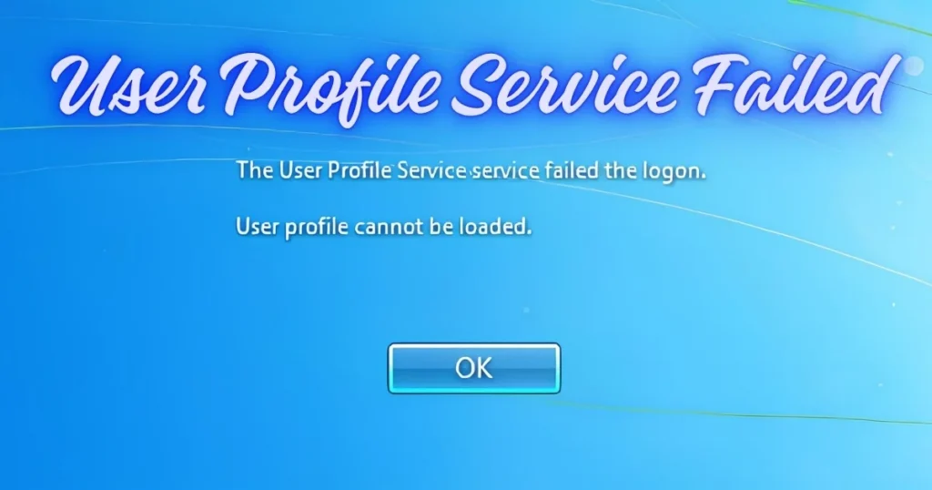 Fix User Profile Service Failed the Sign-In error in Windows 11 1 User Profile Service Failed
