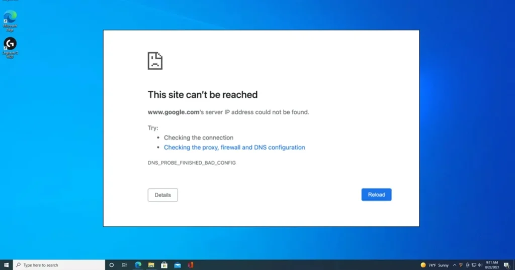 Fix DNS_PROBE_FINISHED_BAD_CONFIG Error 1 dns_probe_finished_bad_config
