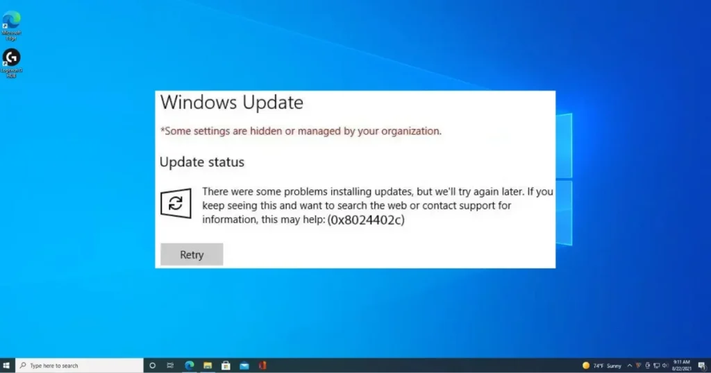 How to quickly fix Windows Update error 0x8024402c 1 error 0x8024402c