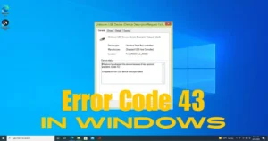 Fix Error Code 43 for USB devices in Windows