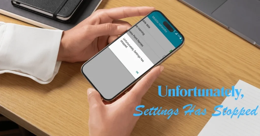 Fix Android error "Unfortunately, Settings Has Stopped" 1 Settings Has Stopped