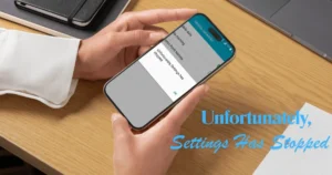 Fix Android error “Unfortunately, Settings Has Stopped”