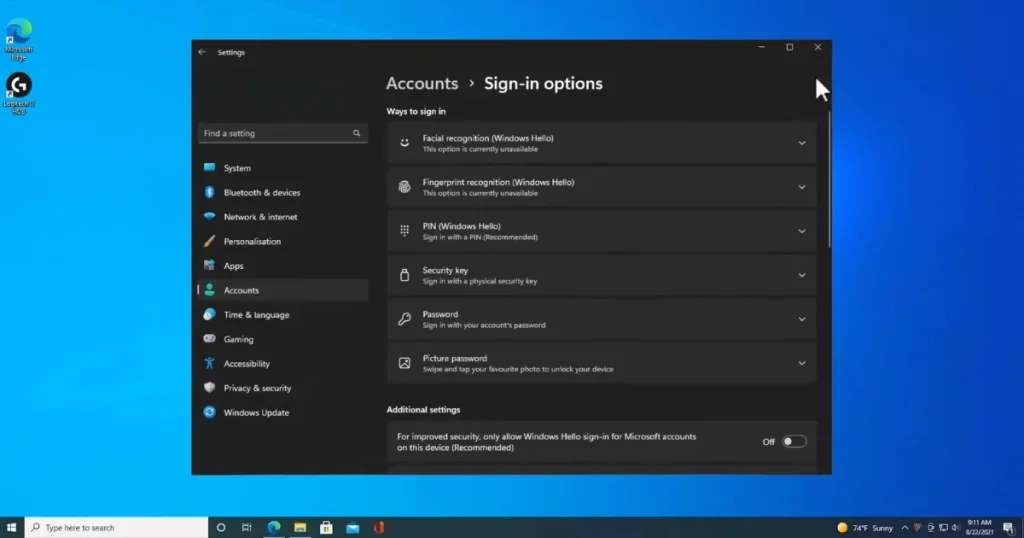 Can't find picture password option in Windows 11? 7 Picture Password