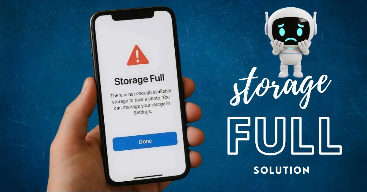 Storage full, but nothing to delete? Check these 9 things