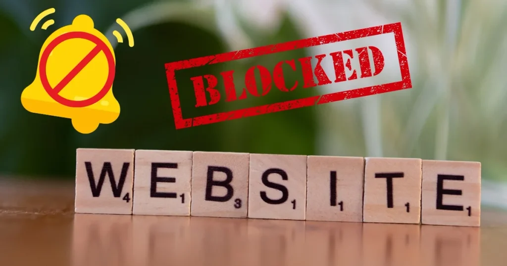 website notification