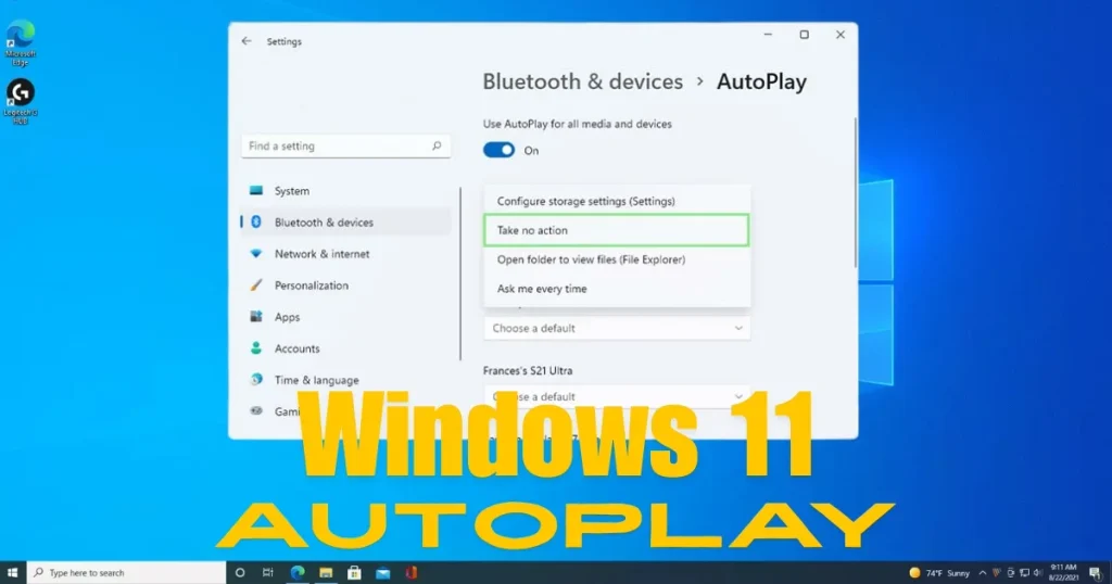 Windows 11 AutoPlay
