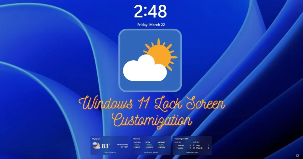 Windows 11 Lock Screen: Remove or Change Widget 5 windows 11 lock screen